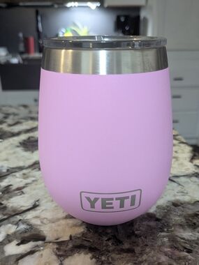 Yeti Pink Wine Tumbler Never Used